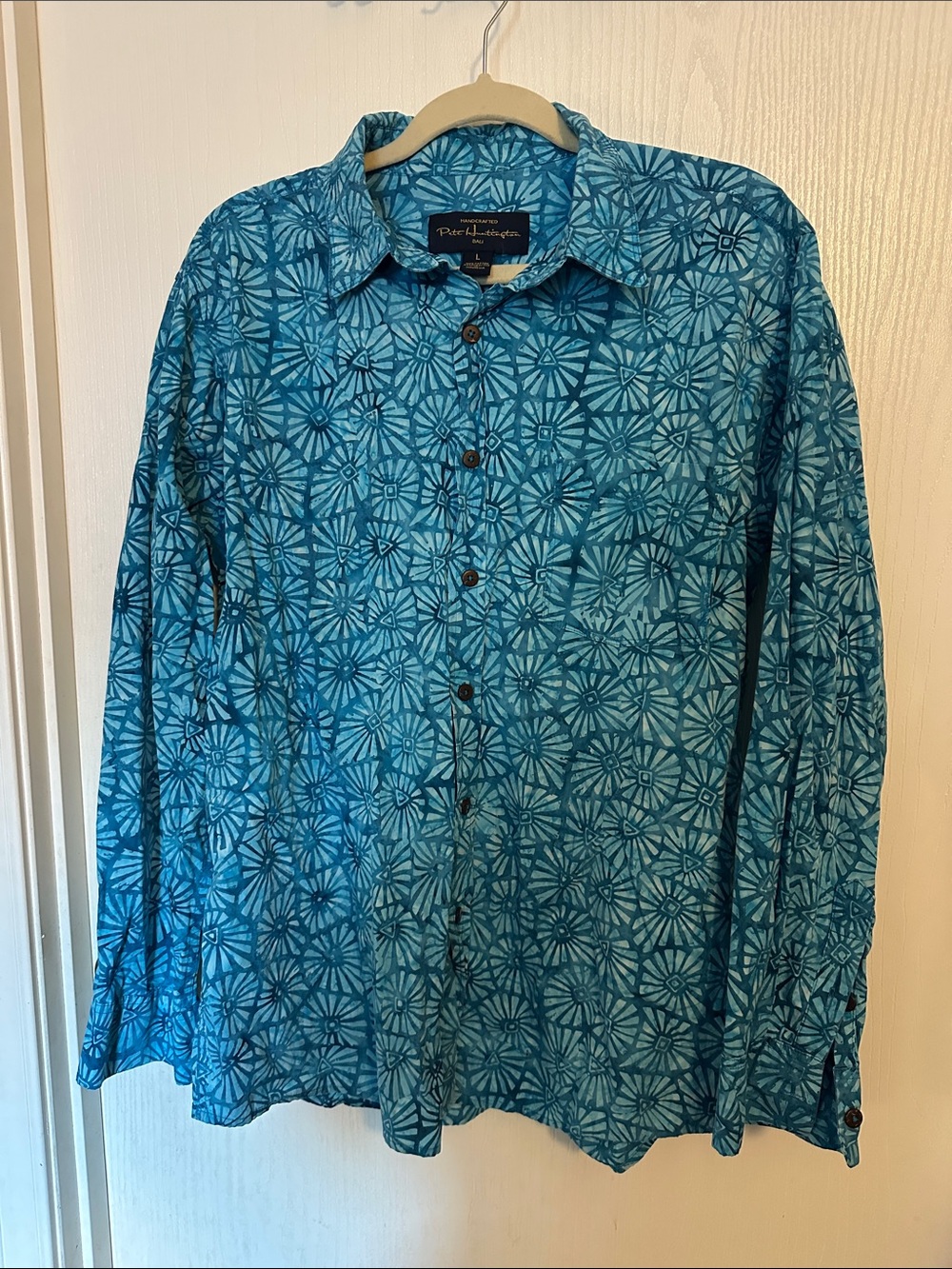 Pete Huntington 100% Cotton Handmade Artisan Shirt